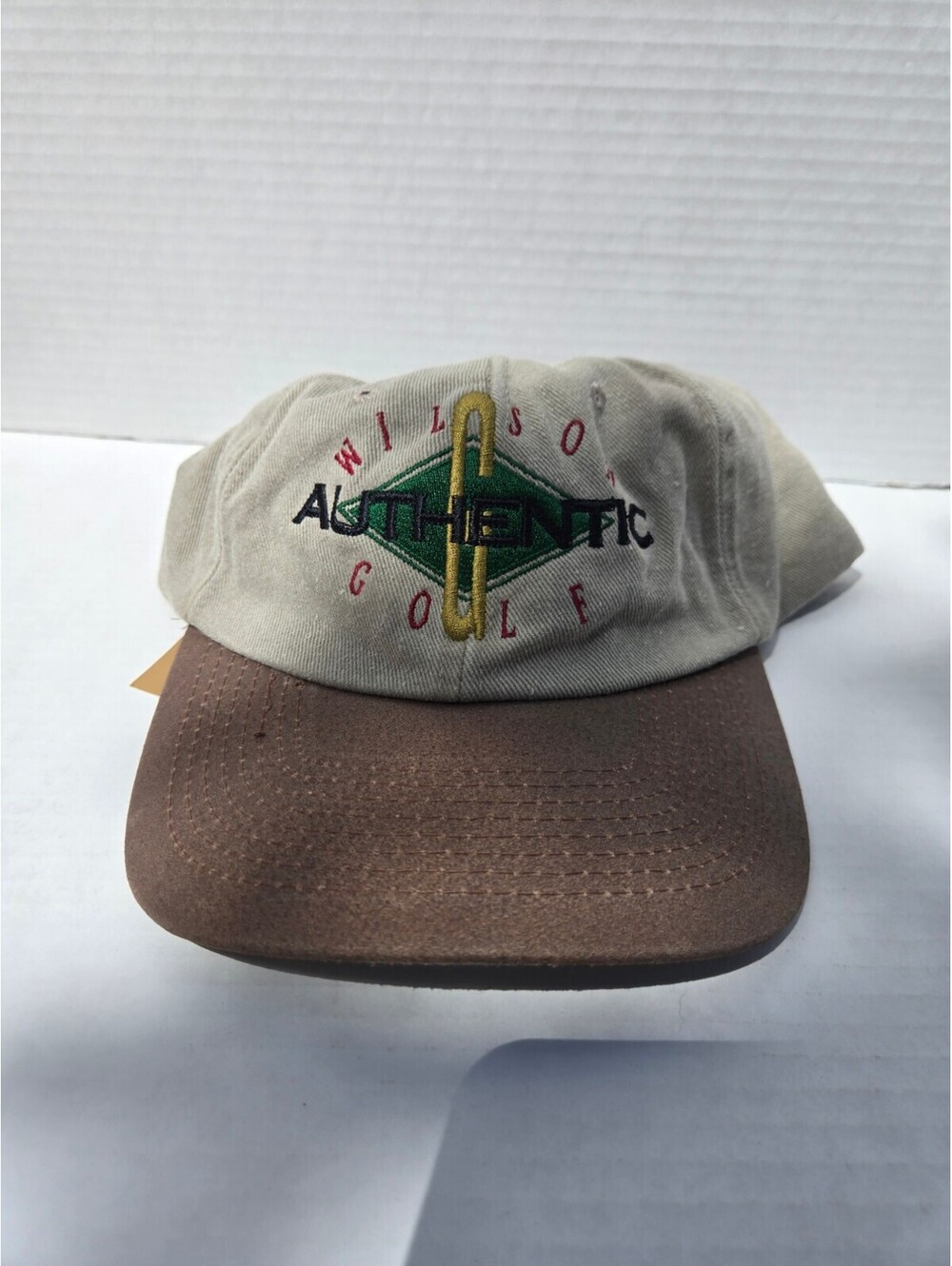 vintage Wilson “Authentic Golf” embroidered baseball cap